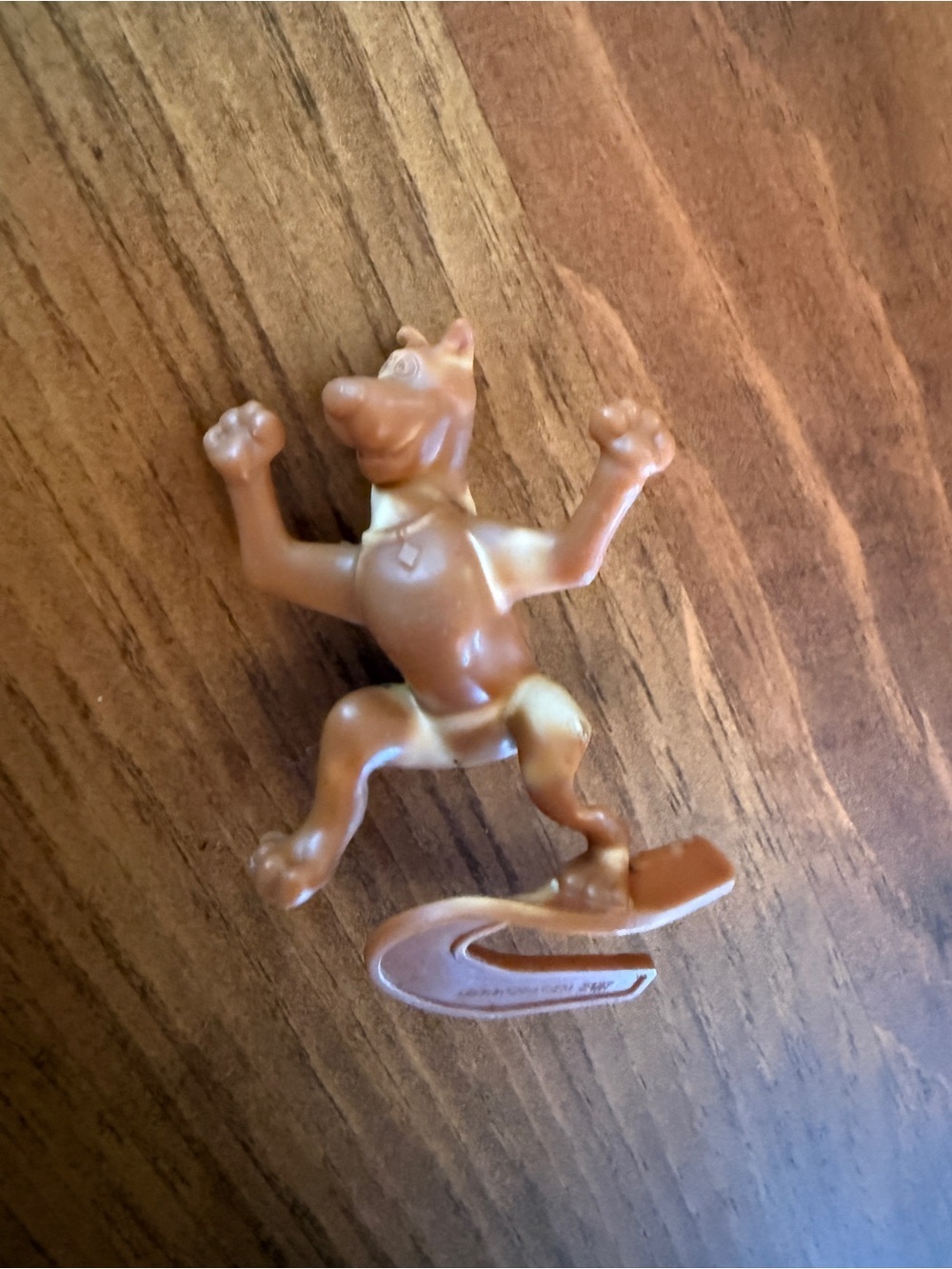 Vintage Brown Surfing Scooby doo Figurine